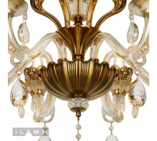 Подвесная люстра iLamp Asia 61078-6 BR