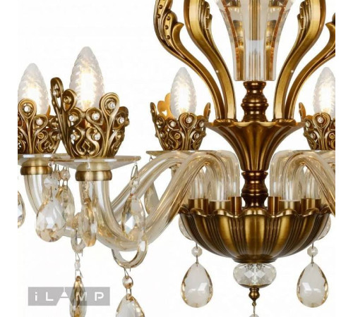 Подвесная люстра iLamp Asia 61078-6 BR