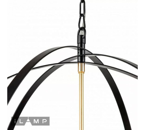 Подвесная люстра iLamp Element 9977-800 GL+BK