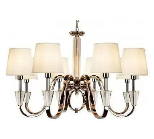 Подвесная люстра iLamp Alesti P2424-8 Nickel