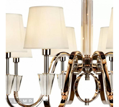 Подвесная люстра iLamp Alesti P2424-8 Nickel