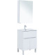 Набор мебели для ванной Aquanet Alvita New 60 напольный 1 ящик 2 двери белый матовый 00274529