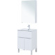 Набор мебели для ванной Aquanet Alvita New 60 напольный 1 ящик 2 двери белый матовый 00274529