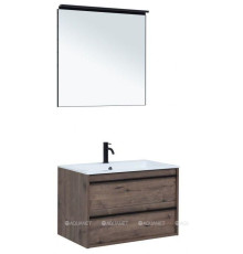 Набор мебели для ванной Aquanet Lino 80 Дуб Веллингтон 00271956