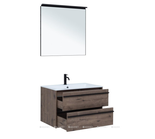 Набор мебели для ванной Aquanet Lino 80 Дуб Веллингтон 00271956
