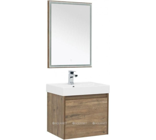 Набор мебели для ванной Aquanet Nova Lite 60 1+1 ящик дуб рустикальный 00254215