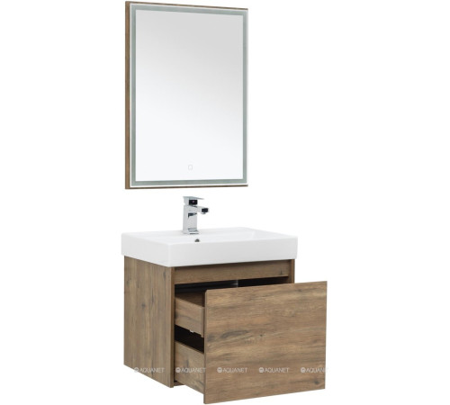 Набор мебели для ванной Aquanet Nova Lite 60 1+1 ящик дуб рустикальный 00254215
