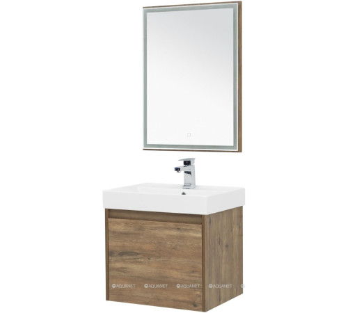 Набор мебели для ванной Aquanet Nova Lite 60 1+1 ящик дуб рустикальный 00254215