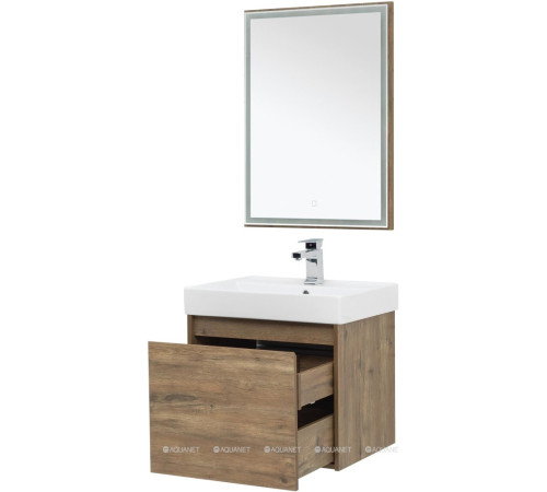 Набор мебели для ванной Aquanet Nova Lite 60 1+1 ящик дуб рустикальный 00254215