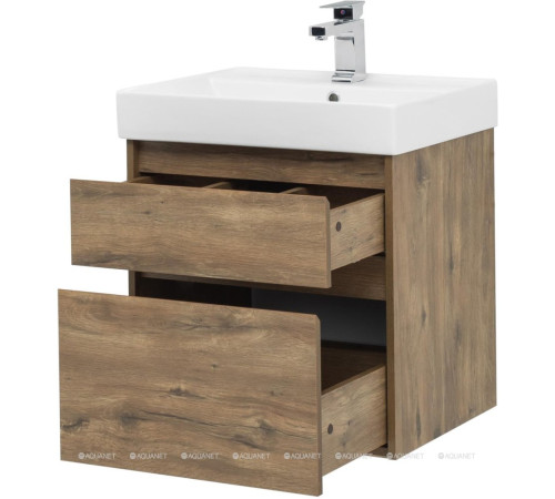 Набор мебели для ванной Aquanet Nova Lite 60 2 ящика дуб рустикальный 00254216