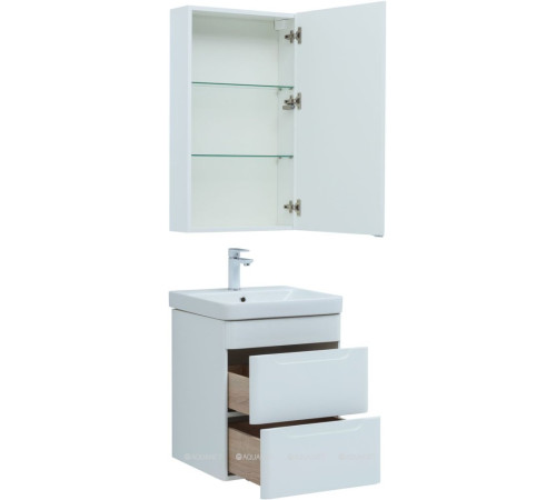 Набор мебели для ванной Aquanet София 50 2 ящика белый 00274191