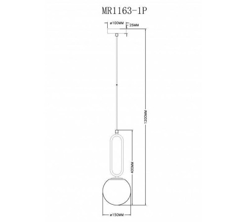 Подвесной светильник MyFar Pierre MR1163-1P