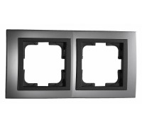 Рамка на 2 поста Mono Electric Chrome 106-420000-161