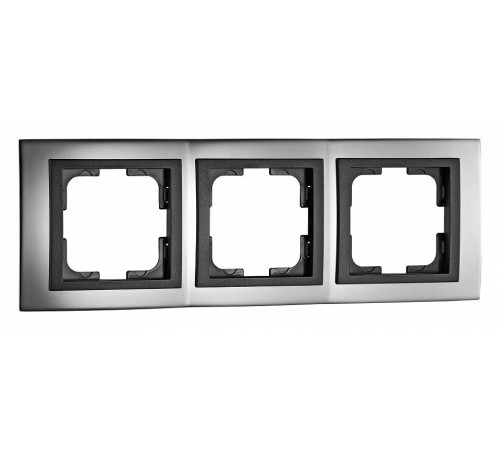 Рамка на 3 поста Mono Electric Chrome 106-420000-162