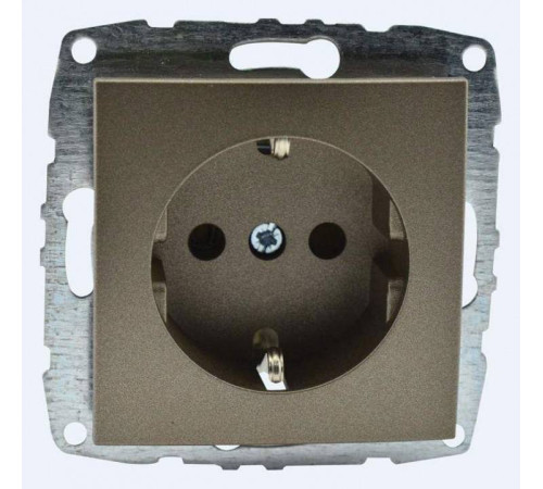 Розетка с заземлением, без рамки Mono Electric Despina / Larissa 500-002321-117