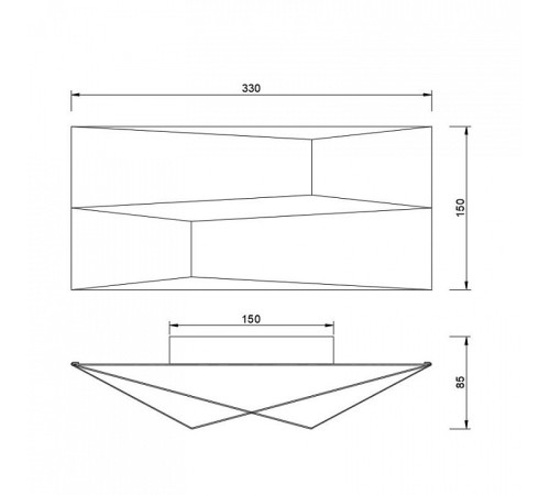 Накладной светильник Mantra Fuji 8159