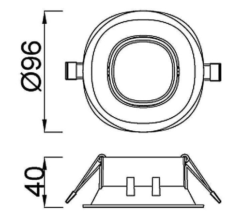 Встраиваемый светильник Mantra Comfort Gu10 C0161