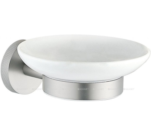 Мыльница керамическая Allen Brau PRIORITY керамика латунь белый брашированный никель 6.31005-BN