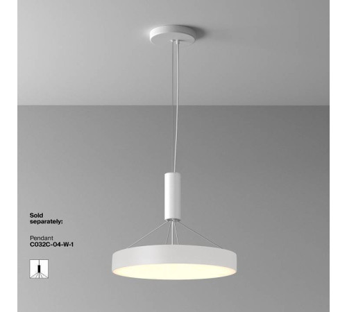 Накладной светильник Maytoni Zon C032CL-45W3K-RD-W