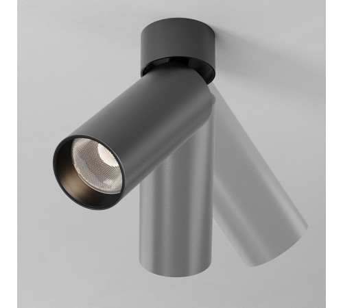 Потолочный светильник Maytoni Technical Focus LED 12 Вт 3000K C055CL-L12W3K-SS-B