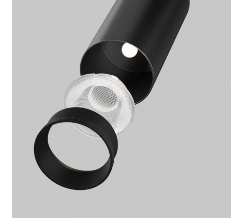 Потолочный светильник Maytoni Technical Focus LED 12 Вт 3000K C055CL-L12W3K-SS-B