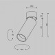 Светильник на штанге Maytoni Technical FOCUS LED C055CL-L12W3K-W-PT