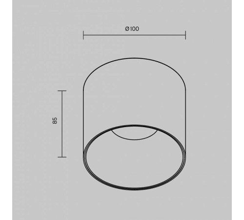 Накладной светильник Maytoni Alfa C064CL-01-15W3K-RD-WB