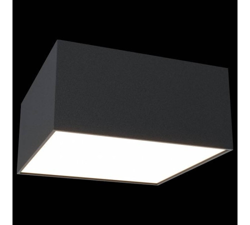 Накладной светильник Maytoni Zon LED 12 Вт 4000K черный квадратный C067CL-L12B4K