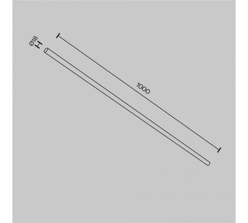 Штанги Maytoni Accessories for system Axity CA001-L1000-B