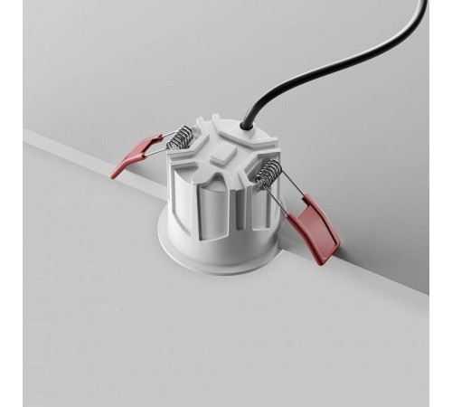 Встраиваемый светильник Maytoni Alfa LED DL043-01-10W3K-RD-W-1