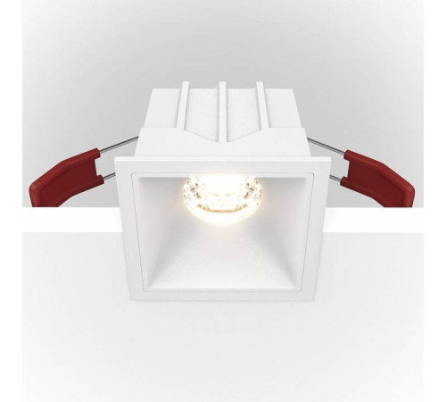 Встраиваемый светильник Maytoni Alfa DL043-01-10W4K-SQ-W
