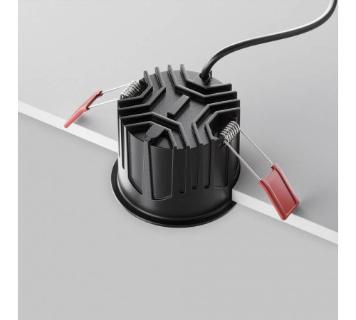 Встраиваемый светильник Maytoni Alfa LED DL043-01-15W3K-RD-B-1