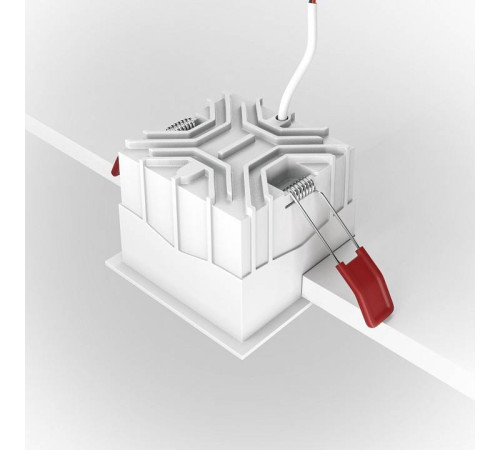 Встраиваемый светильник Maytoni Alfa 15 Вт 4000 K диммируемый белый DL043-01-15W4K-D-SQ-W
