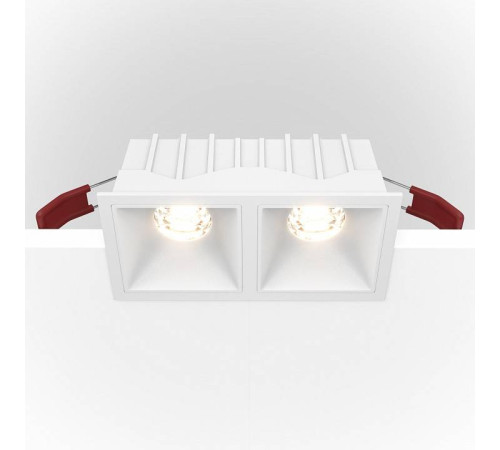 Встраиваемый светильник Maytoni Alfa DL043-02-10W3K-D-SQ-W