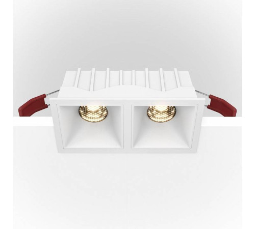 Встраиваемый светильник Maytoni Alfa DL043-02-10W4K-D-SQ-W