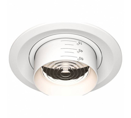 Встраиваемый светильник Maytoni Elem 15 Вт 3000 К белый DL052-L15W3K