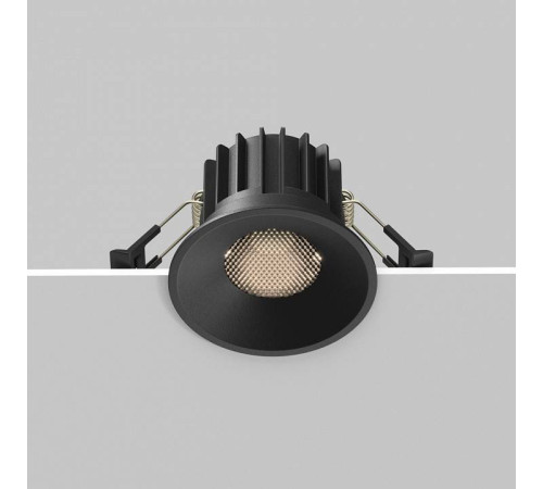 Встраиваемый светильник Maytoni Round DL058-12W-DTW-B