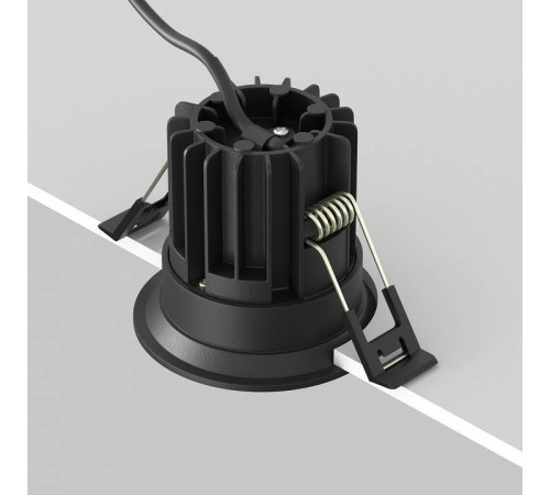 Встраиваемый светильник Maytoni Round DL058-7W2.7K-B