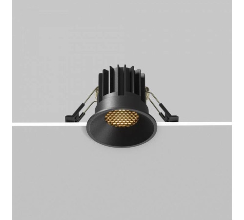 Встраиваемый светильник Maytoni Round DL058-7W2.7K-B