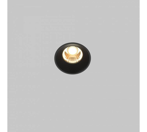 Встраиваемый светильник Maytoni Round DL058-7W2.7K-TRS-B