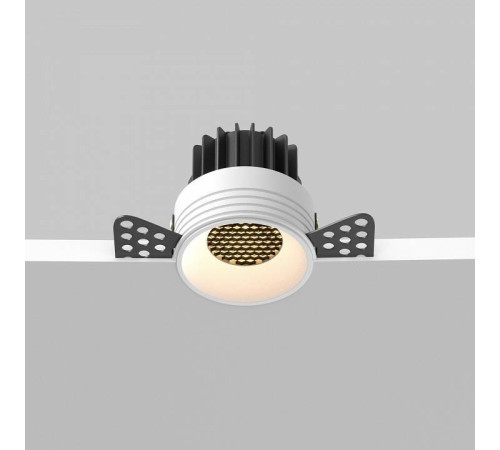 Встраиваемый светильник Maytoni Round DL058-7W2.7K-TRS-W