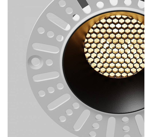 Встраиваемый светильник Maytoni Dip DL121-15W-2.7K-TRS-B