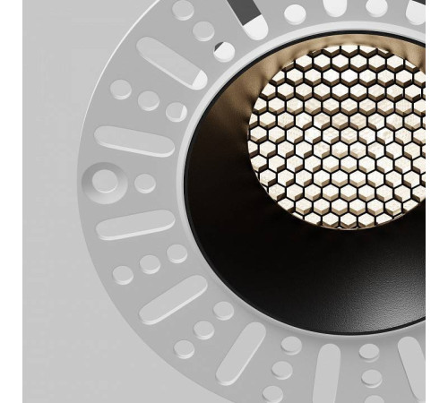 Встраиваемый светильник Maytoni Dip DL121-15W-4K-TRS-B