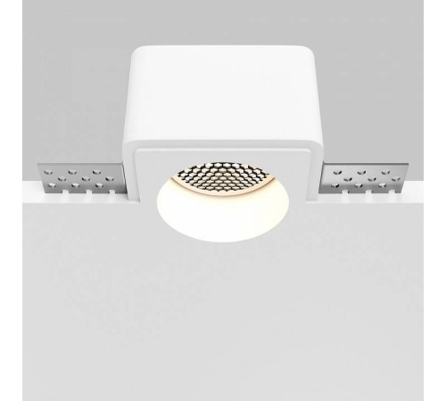 Встраиваемый светильник Maytoni Gyps Modern DL123-GU10-01-W