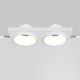 Встраиваемый светильник Maytoni Gyps Modern DL124-GU10-02-TRS-W
