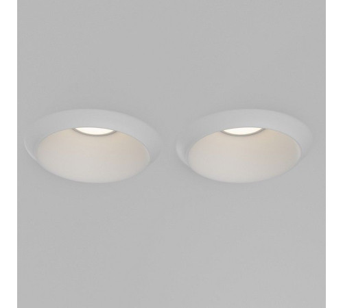 Встраиваемый светильник Maytoni Gyps Modern DL124-GU10-02-TRS-W