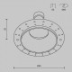 Встраиваемый светильник Share DL126-GU10-TRS-MG