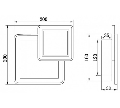 Накладной светильник Freya Siala 02 FR10027WL-L13B