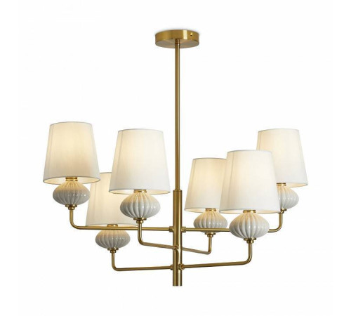 Люстра на штанге Freya Ceramics FR2029PL-06BS