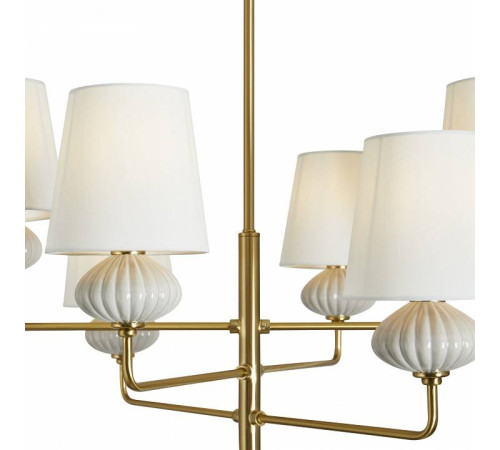 Люстра на штанге Freya Ceramics FR2029PL-06BS